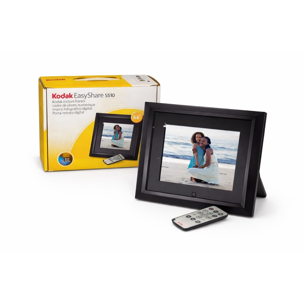 Kodak EasyShare S510 Digital Picture Frame – 5.6” w/ Remote & Box